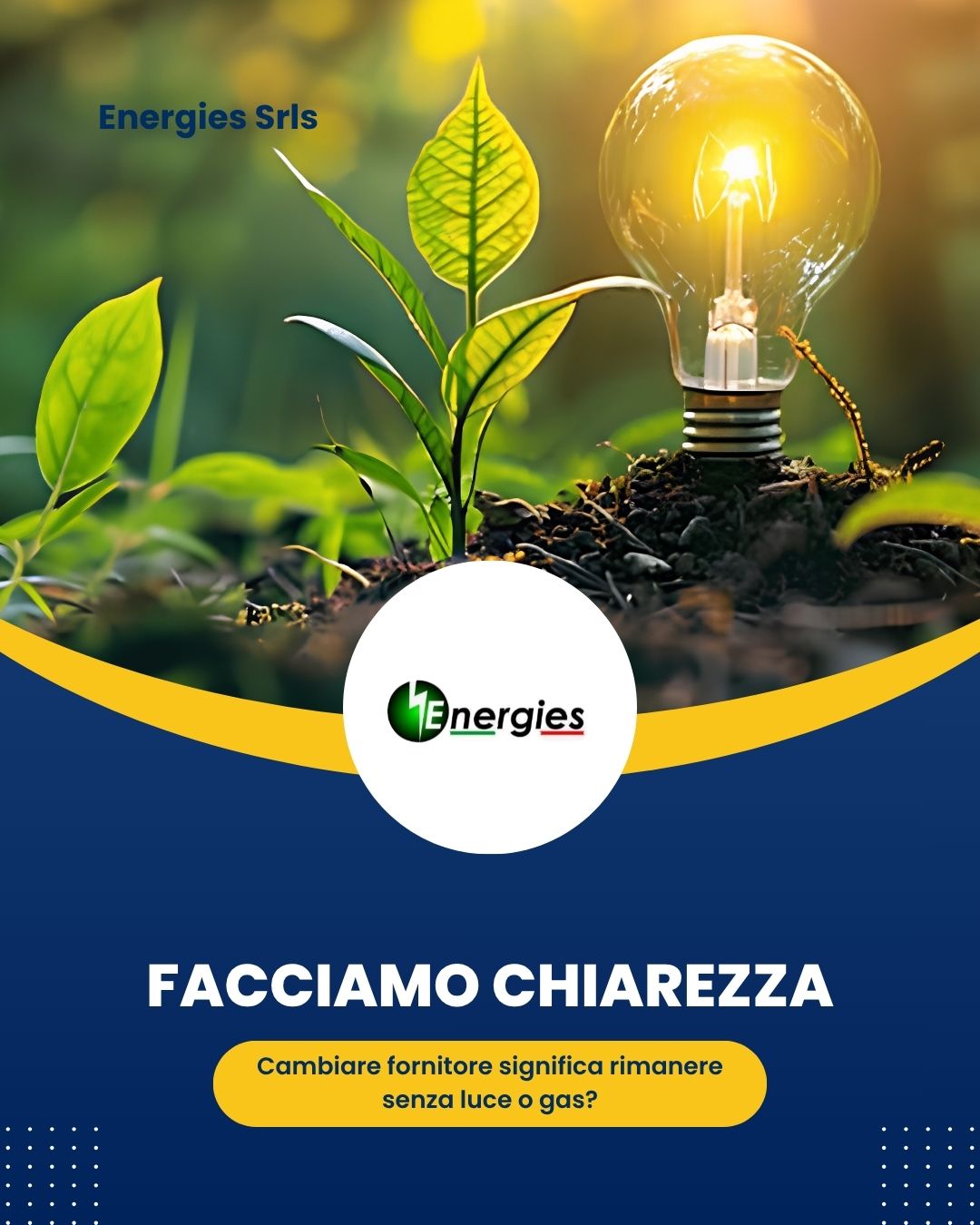 Cambiare fornitore significa rimanere senza luce o gas?
