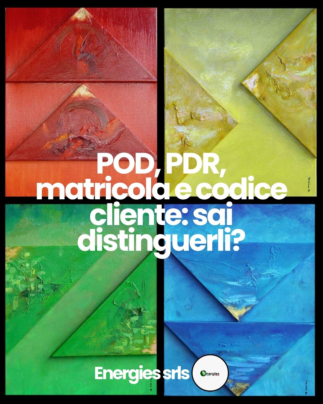 POD, PDR, matricola e codice cliente